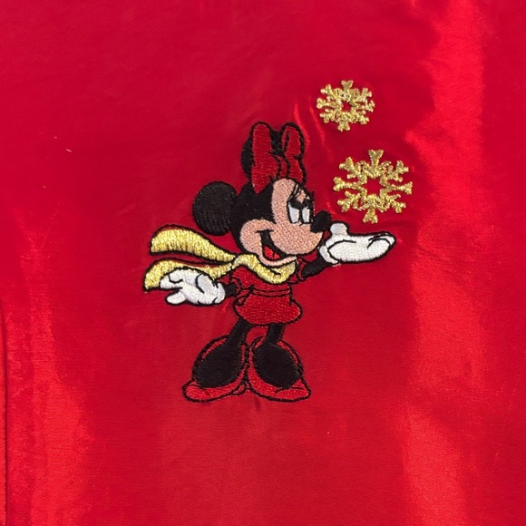 Disney Minnie Mouse Red Dress with Gold  Bow - Picture 3 of 8